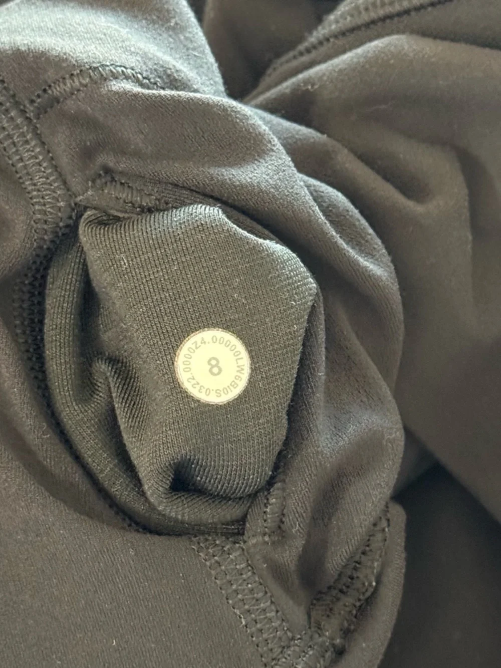Lululemon Align Super High-Rise Crop 21" Black Capris Size 8 Activewear Pilates - Picture 7 of 7